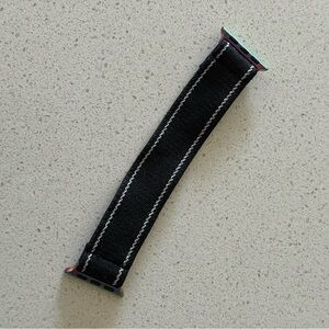 BRAXLEY Black And White Stripes Apple Watch Band (38/40mm)